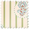 Petal & Block Bolli Stripe, Neem - Roman Blind